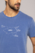Camiseta Onde Tudo Acontece Azul - comprar online