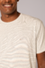 Camiseta Listrada Off White - comprar online