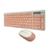 TECLADO+MOUSE INALAMBRICO GTC - ROSA - comprar online