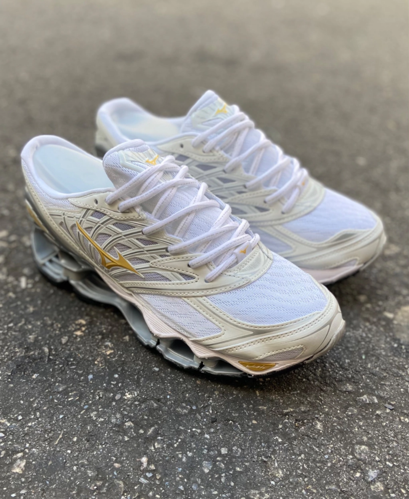 Mizuno Prophecy 8 Branco com Dourado Nw Imports