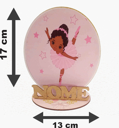 12 Centro de Mesa Bailarina morena Personalizado Lembranças Festa - comprar online