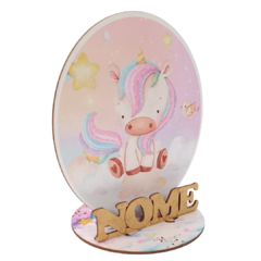 12 Display Centro de Mesa Unicórnio Baby Personalizado Lembranças Festa - comprar online