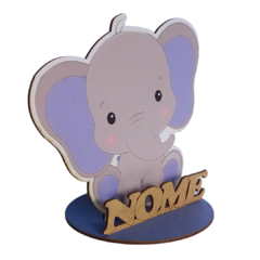 12 Centros Mesa Elefante Azul personalizado Lembranças Festa - comprar online