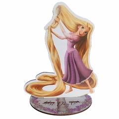 12 Peças Centros Mesa Rapunzel Personalizado Lembranças Festa - LOPES MDF