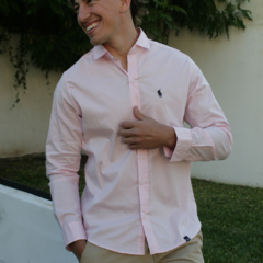 Camisa Polo Classic Fit Rosa - tienda online