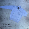 Sweater Mediocierre Polo Gris Claro