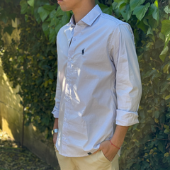 Camisa Polo Classic Fit Celeste