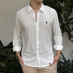 Imagen de Camisa Lino Ralph Lauren Blanca