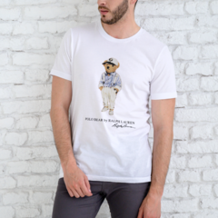 Remera Polo Bear Edition Blanca