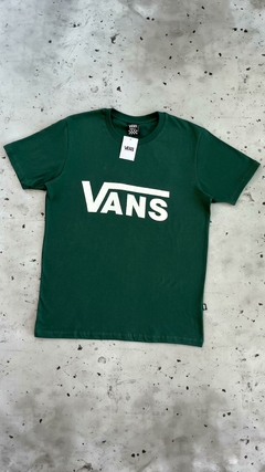 Remera Vans Verde Ingles