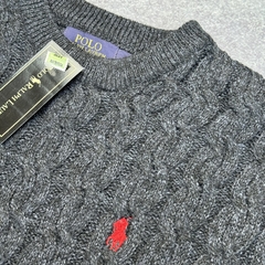 Sweater Polo Vintage Gris Topo en internet