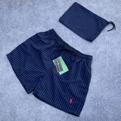 Malla Rayada Polo Azul Art 204