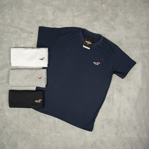 Remera hollister negra new arrivals
