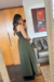 Vestido Longuete Feminino com Alças Reguláveis Decote Quadrado com Lastex nas Costas na internet