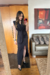 Vestido Feminino Longuete Decote V com Nó e Fenda na Saia - comprar online
