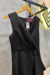 Vestido Feminino Alfaiataria Midi Transpassado com Detalhe de Tecido Franzido na Lateral da Saia - loja online