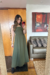 Vestido Longuete Feminino com Alças Reguláveis Decote Quadrado com Lastex nas Costas na internet