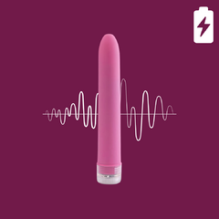 Vibrador Personal Aveludado Multivelocidade 17,5cm