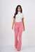 CALÇA FLARE JEANS ROSA FEMININA - 8523092 na internet