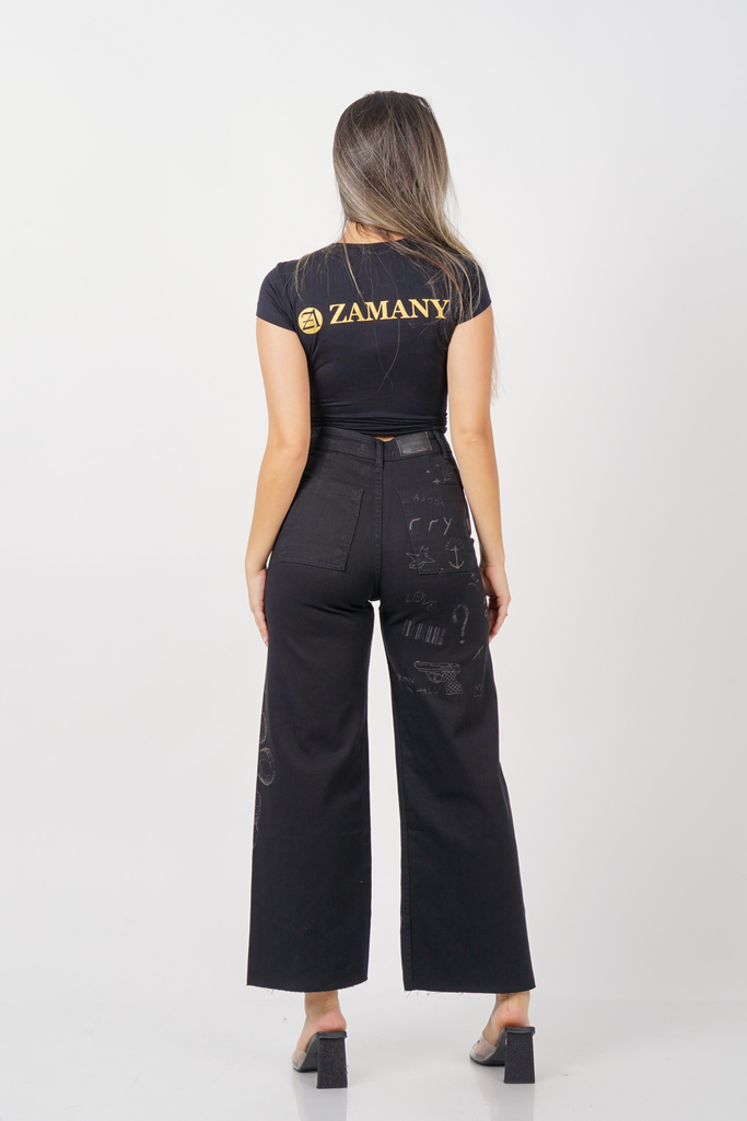 Calça pantacourt com suspensorio 2025