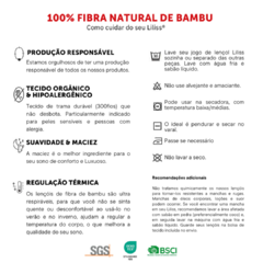 Imagem do SILVER | Jogo de Cama 100% Fibra de Bambu