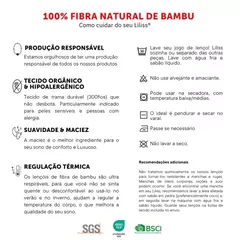 STONE | Jogo de Cama 100% Fibra de Bambu - loja online