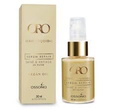 SERUM CAPILAR ORO LÍQUIDO 30ML - OSSONO