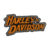 Flâmula Bordada Harley Davidson 29,5cm x 14,5cm
