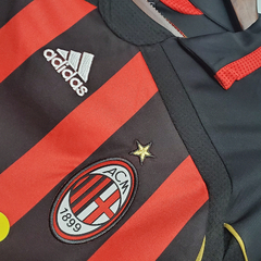 Camisa Milan Retrô 2006/2007 Vermelha e Preta - Adidas - loja online