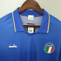 Camisa Itália Retrô 1990 Azul - Diadora - loja online