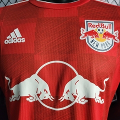 Camisa New York Red Bull Home 22/23 Jogador Adidas Masculina - Vermelha - Jota's Imports