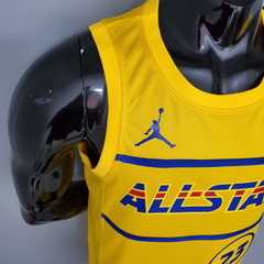 Camiseta Regata All Star NBA 2021 Amarela - Nike - Masculina - Jota's Imports