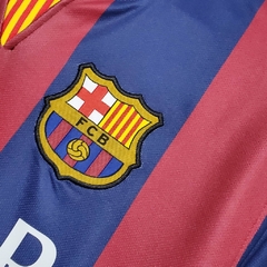 Camisa Barcelona Retrô 2014/2015 Azul e Grená - Nike - Jota's Imports