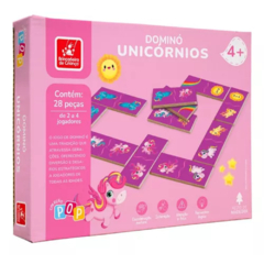 DOMINO UNICORNIO - COLECAO POP - BRINCADEIRA DE CRIANÇA - 001327