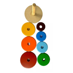 ARGOLA EMPILHAR MADEIRA MONTESSORI - MODERNATO (AS) - 000069 - comprar online