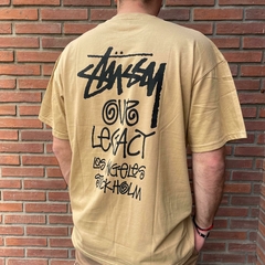 REMERA OVERSIZE STUSSY BEIGE