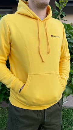 BUZO CAPUCHA CHAMPION AMARILLO - comprar online