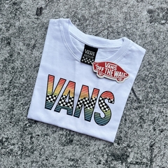 REMERA KIDS VANS BLANCO - comprar online