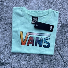 REMERA KIDS VANS VERDE AGUA - comprar online