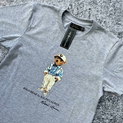 REMERA POLO BEAR EDITION GRIS