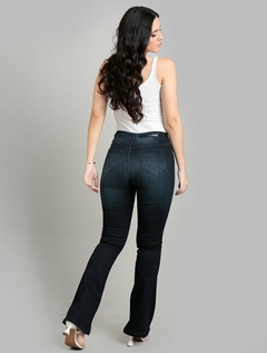 Calça Flare Escura Alepo Black-Jeans 1760444 - comprar online