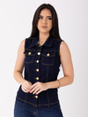 Colete Escura Missy-Jeans 1761484