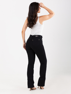 Calça Reta Escura Alepo Black Peletizado-Jeans 1762320 - comprar online