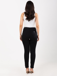 Calça Skinny Escura Alepo Black Peletizado-Jeans 1762322 - comprar online