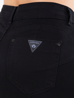 Calça Skinny Escura Alepo Black Peletizado-Jeans 1762322 - loja online