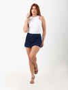 Short Saia Escura Missy-Jeans 1762561