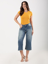 Calça Cropped Media Zef- Jeans 1762578