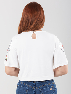 Blusa Ampla Off White Malha Confort 1762677 na internet