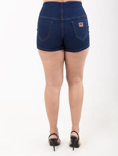 Short Hot Pant Escura Missy-Jeans 1762696 - Atacado Handara