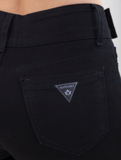 Calça Flare Preto Alepo Black Peletizado-Jeans 1762809 - loja online